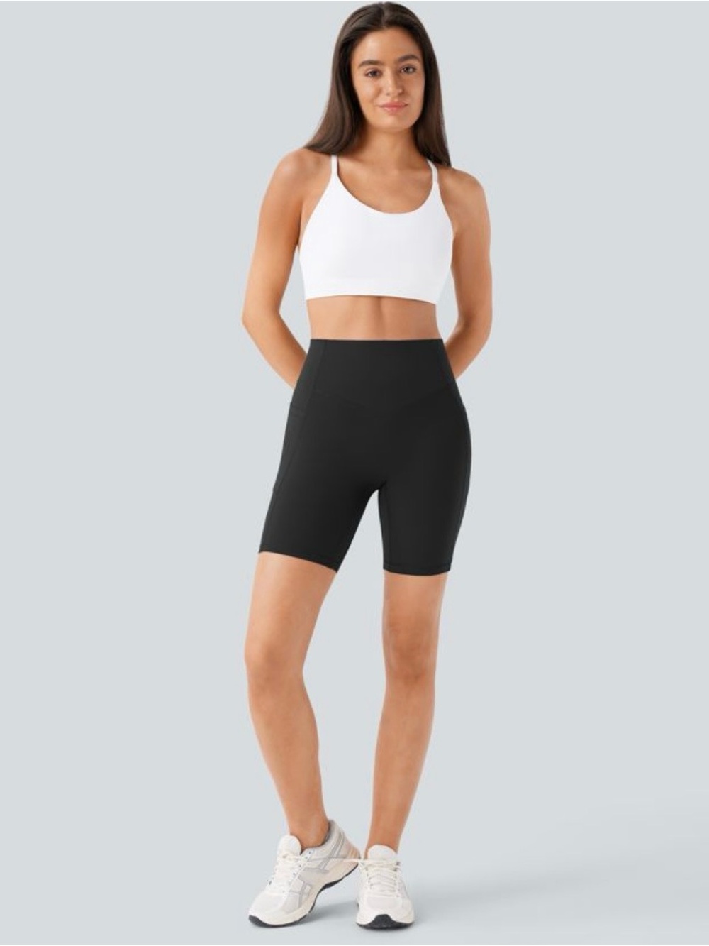 Halara UltraSculpt™ High Waisted Scrunch Butt Lifting Tummy Control 7" Inseam - Picture 4 of 8